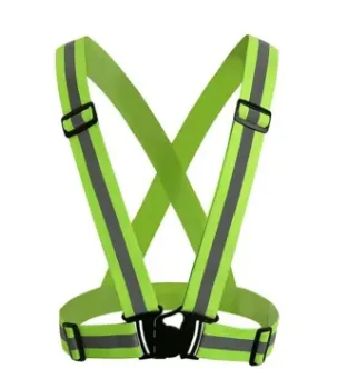 Adjustable Elastic Reflective Belt for Railway Safety, Night Running,