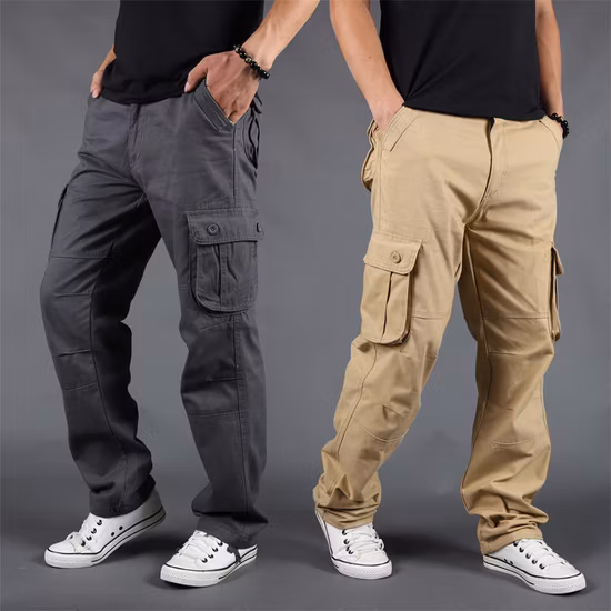 Großhandel für Herren-Hosen, Arbeit, Outdoor, Sicherheit, reflektierende Taschen-Uniform, individuelle Wander-Marineblaue taktische Cargo-Hose